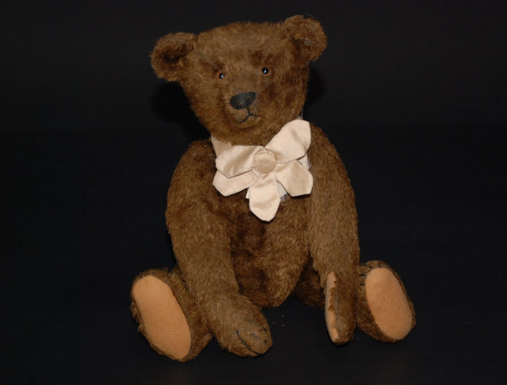 dunkelbrauner Steiff Teddybär * Höhe 32 cm * 20er Jahre