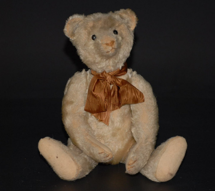 antique white Steiff teddy bear with button eyes * height 11.8 inch * 1920s