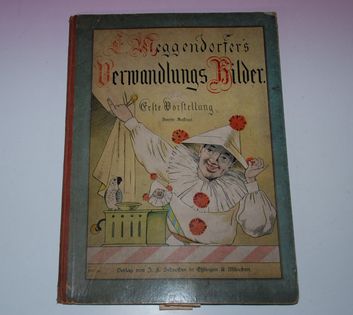 Lothar Meggendorfer's Verwandlungsbilder * "Erste Vorstellung" mit 6 Tafeln * selten! * um 1894