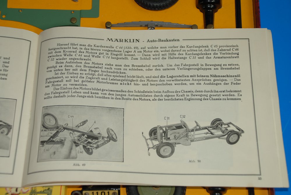 Märklin Baukasten Autobaukasten Lastwagen 1101C Ansatzschraube lang  C 39 
