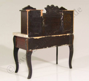 uralter Puppenstuben Biedermeier BOULE Schreibtisch * 1860-1880