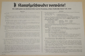 J. Scholz Mainz Kinderspiel * Kampfgeschwader vorwärts! ein Luftkriegsspiel aus dem 2. WK