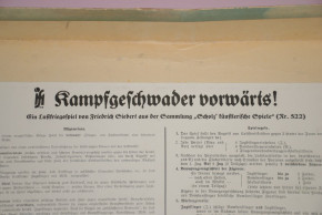 J. Scholz Mainz Kinderspiel * Kampfgeschwader vorwärts! ein Luftkriegsspiel aus dem 2. WK