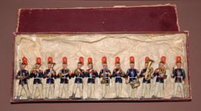 Heyde tin figures * 12 Prussian musicians * Dresden at 1890