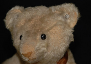 uralter weißer Steiff Teddybär mit Knopfaugen* Höhe 30 cm * 20er Jahre