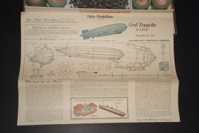 Hela-Bastelkasten Nr. 27 Graf Zeppelin D-LZ 127 * C.Schaller Fürth * 20er Jahre