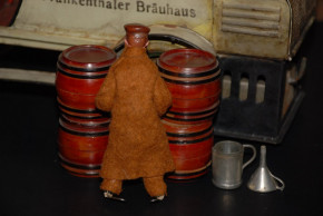 uraltes Dampf Auto * Frankenthaler Bräuhaus * Blech lackiert um 1905