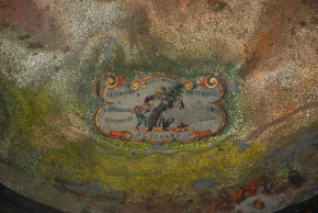 uralter J.C. Eckard Christbaumständer * drehbar mit Uhrwerk & Spieldose * vor 1900