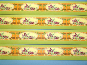 antike Puppenstuben Jugendstil Bordüre Gräser * um 1900-1915