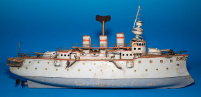 GBN Gebr. Bing Nbg. S.M. großer Kreuzer "Fürst Bismark" 1. Klasse * 80 cm * um 1905/1910