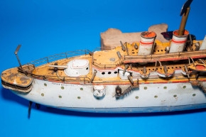 GBN Gebr. Bing Nbg. S.M. großer Kreuzer "Fürst Bismark" 1. Klasse * 80 cm * um 1905/1910